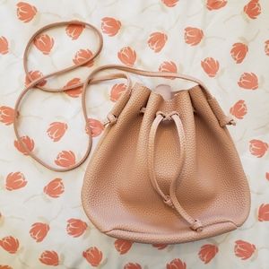 Pastel Rose Drawstring Purse NWOT
